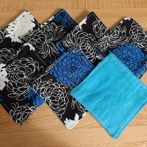 Reusable handmade fabric makeup pad remover